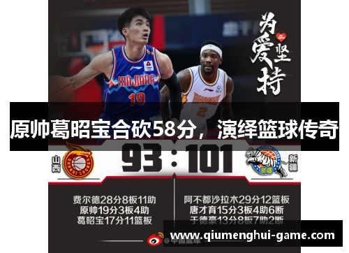 原帅葛昭宝合砍58分，演绎篮球传奇